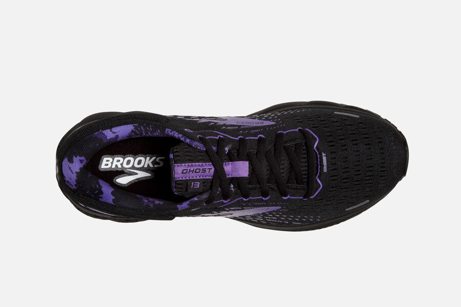 Brooks Running Shoes Mens Black/Purple - Ghost 13 Road - 3896-NVXHU